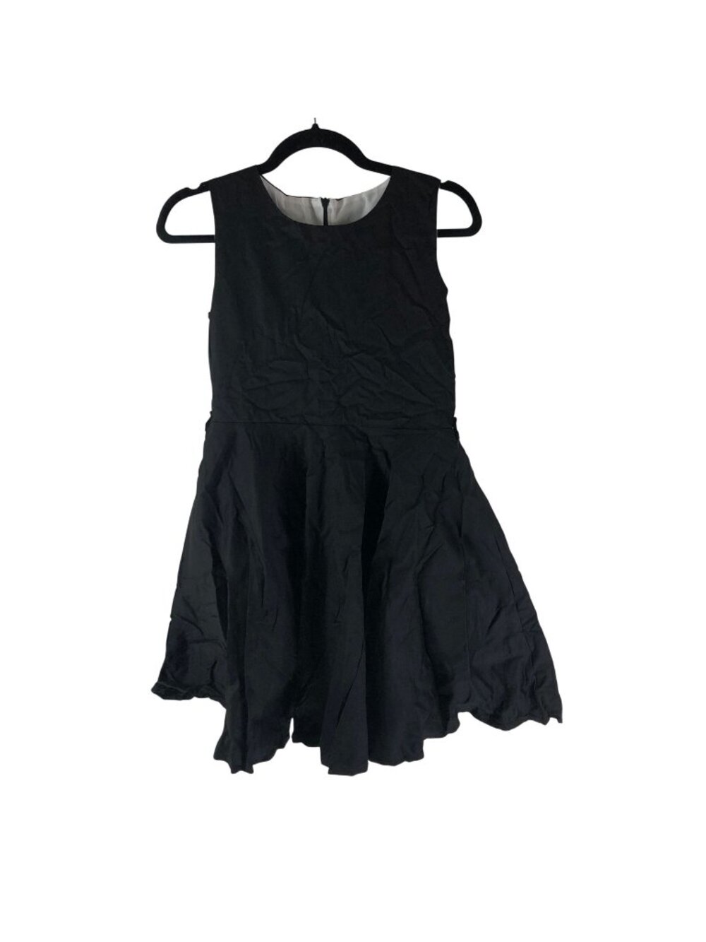 KBBMagic Girls Black Sleeveless Fit & Flare Dress With Belt Size 14